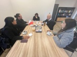 Equipo del INDH se reuni&oacute;n con representantes de la defensor&iacute;a en dependencias del nuevo edificio institucional