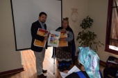 El abogado Rodrigo Jaque hizo entrega de material de difusi&oacute;n a organizaciones de pueblos originarios del Maule.