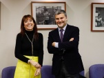 Patricia Mu&ntilde;oz y Andr&eacute;s Mahnke identificaron &aacute;reas de inter&eacute;s com&uacute;n para ambas instituciones, en beneficio de ni&ntilde;os, ni&ntilde;as y adolescentes.