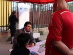 vecinos de la localidad rural de Champa. agradecieron informaci&oacute;n entregada por funcionarios de la DRMS