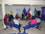 Las mujeres imputadas participaron activamente del di&aacute;logo.