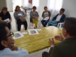 El Defensor Regional de Tarapac&aacute; expone ante los vecinos de Alto Hospicio.