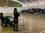 El Equipo de Defensa Penitenciaria en uno de los encuentros con los internos del penal.