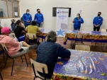 La charla realizada con los extranjeros 