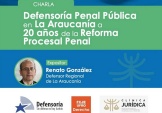 Defensor Regional de La Araucan&iacute;a inaugur&oacute; el ciclo de charlas en defensa penal que se realizar&aacute; en la Universidad de La Frontera