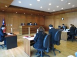 Antes del fallo, los defensores penales p&uacute;blicos Silvia Carre&ntilde;o y Rolando Correa expusieron ante los ministros de la Corte de Apelaciones de Talca.