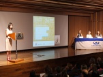 Viviana castel, Defensora Nacional (s) durante seminario "Argumentaci&oacute;n jur&iacute;dica con perspectiva de g&eacute;nero"