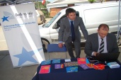 El defensor regional, Osvaldo Pizarro, atendi&oacute; el m&oacute;dulo &iacute;nstitucional en la Plaza.