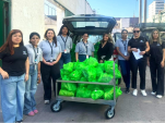El equipo durante la actividad. 