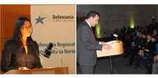 Defensores Regionales Viviana Castel y Carlos Mora rindieron Cuenta P&uacute;blica 2014 ante autoridades encabezadas por Ministra de Justicia Javiera Blanco