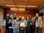 El equipo del TTD del Noveno de Garant&iacute;a: Defensores, jueza, fiscal, usuario, psic&oacute;logos, profesionales de apoyo. Todos en la foto del recuerdo.