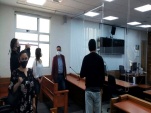 La delegaci&oacute;n de la Defensor&iacute;a Regional de Tarapac&aacute; en las salas reacondicionadas del TOP.