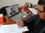 Los defensores Justo Veneros, Roberto Vega, Margarita Angulo y Mar&iacute;a Zuleta representaron a los j&oacute;venes en el juicio abreviado