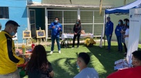 El defensor juvenil, Sergio Jofr&eacute; se dirige a los 8 adolscentes que se encuentran internos en Centro de R&eacute;gimen Cerrado de Paipote.