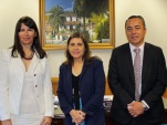La defensora Regional y el Jefe de Estudios valoraron la reuni&oacute;n con autoridad del Poder Judicial.