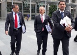 Defensor Regional Carlos Mora, fiscal Felipe Sep&uacute;lveda y jefe de Estudios de la DRMN Octavio Suf&aacute;n tras decisi&oacute;n de No Perseverar en caso Insunza
