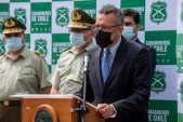 Defensor Nacional durante la actividad con Carabineros de Chile. 