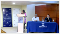 La abogada de la Unidad de Estudios de la Defensor&iacute;a Regional, Catherine R&iacute;os Ram&iacute;rez, moder&oacute; la actividad.