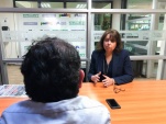 La autoridad visit&oacute; las oficinas de "La Estrella de Chilo&eacute;"