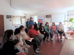 Parte del dialogo con imputadas y condenadas en la c&aacute;rcel de Arauco que luego dio pie a las consultas en cada una de sus causas