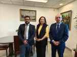 El Defensor Regional Metropolitano Sur Renato Gonz&aacute;lez Caro, agradeci&oacute; la recepci&oacute;n de la Presidenta de la Corte de Apelaciones de San Miguel.