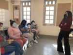 Las adolescentes privadas de libertad compartieron experiencias y resolvieron dudas durante la conversaci&oacute;n con la defensora B&aacute;rbara Contreras.