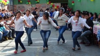 los internos bolivianos de Calama presentaron bailes t&iacute;picos para conmemorar aniversario boliviano en le penal 