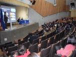 El Defensor Regional de Tarapac&aacute; en la primera intervenci&oacute;n de la Conferencia sobre Justicia Abierta.