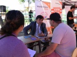 El defensor local de San Miguel, Claudio Soto, fespondi&oacute; consultas de usuarios y p&uacute;blico en general.