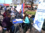 Tanto en Lo Espejo como en Buin, practicantes de derecho atendieron los respectivos m&oacute;dulos de la DRMS.