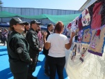 A trav&eacute;s de un lienzo que espera ser continuado en otros penales, las mujeres del CPF cerraron "Retazos de Memoria"