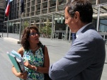 Solange Navarro se entrevista con profesional Humberto S&aacute;nchez de Proyecto Inicente