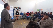 27 imputados privados de libertad partciparon de la charla.