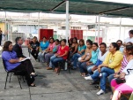 Unas 30 internas extranjeras participaron en el di&aacute;logo con Marco Montero y otros directivos regionales.