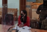 (Foto de archivo) La defensora de Copiap&oacute;, Nayade Cifuentes en Tribunal de Garant&iacute;a de la capital regional.