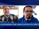 El defensor Pedro Aguilera  en la secci&oacute;n &ldquo;Teleentrevista&rdquo; del Canal de la Universidad de Concepci&oacute;n. 