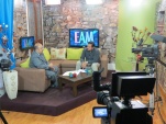 El Defensor Regional Jos&eacute; Luis Craig durante la entrevista en el matinal del canal Contivision.