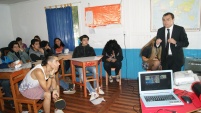La actividad se realiz&oacute; con estudiantes de segundo y tercero medio en la asignatura de filosof&iacute;a.