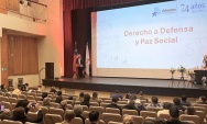 Luis Soto Pozo desarroll&oacute; la ponencia &ldquo;Derecho a Defensa y Paz Social&rdquo;