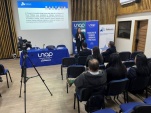 La abogada Constanza Alamos durante el desarrollo de esta charla de difusi&oacute;n