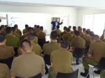 Ignacio Barrientos en la Escuela de Suboficiales grupo Antofagasta