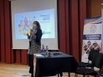 Exposici&oacute;n estuvo a cargo de la Defensora Regional, Soledad Llorente
