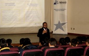 En la actividad participaron alumnos de dos segundos medios del centenario establecimiento educacional