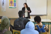 Estilo conversatorio fue el di&aacute;logo de la defensora Paula P&eacute;rez con los estudiantes
