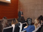 El jefe de Estudios Mario Palma record&oacute; a los alumnos la importancia del abogado defensor, y el papel que juega la Instituci&oacute;n
