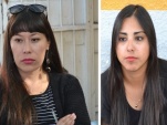 Las trabajadoras sociales Ailyn Laferte y Mar&iacute;a Ramos, de la Defensor&iacute;a Penitenciaria.