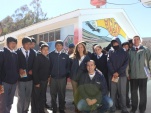 Alumnos del liceo Granadero de Putre junto a parte del equipo de la Defensor&iacute;a Penal P&uacute;blica que estuvo a cargo de la charla informativa.