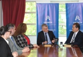Junto al Defensor Regional, desde la Defensor&iacute;a en &Ntilde;uble asistieron Roc&iacute;o Burgess, Cristian Rozas y Viena Ruiz-Tagle 