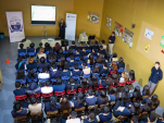 La jornada  reuni&oacute; a cerca de 120 estudiantes de 1&deg; a 4&deg; medio del Colegio Costa College de Iquique.