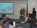 La Defensora Regional de La Araucan&iacute;a, B&aacute;rbara Katz, durante su cuenta p&uacute;blica del pasado jueves 21.